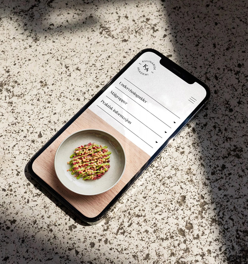 Nettside Kulinarisk Akademi Kodeks