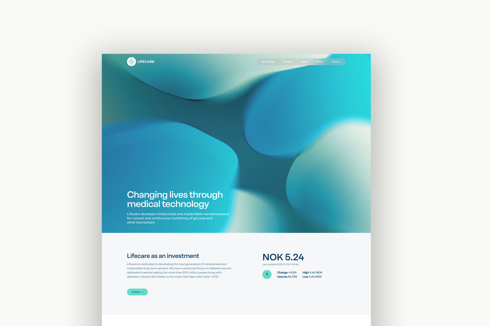 Lifecare screen capture
