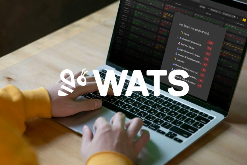 Illustrasjonsbilde som viser nettsiden til Wats på en bærbar PC.