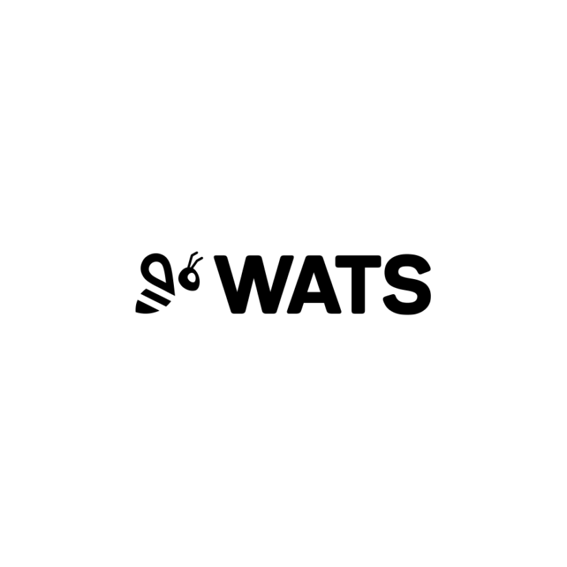 Bilde av Wats sin logo med bie symbol