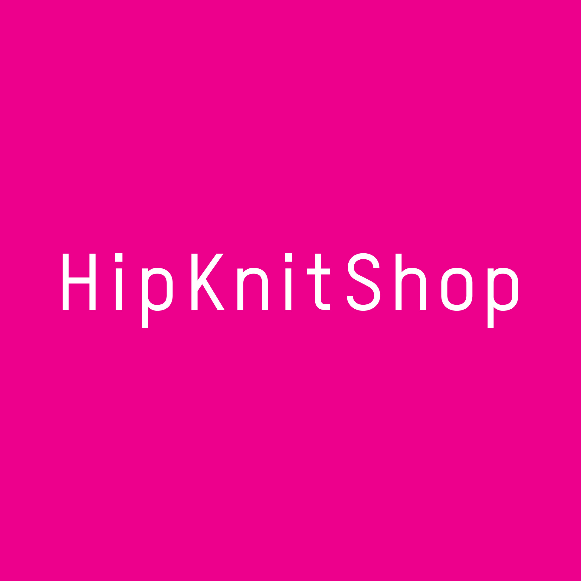 Hipknitshop logo box